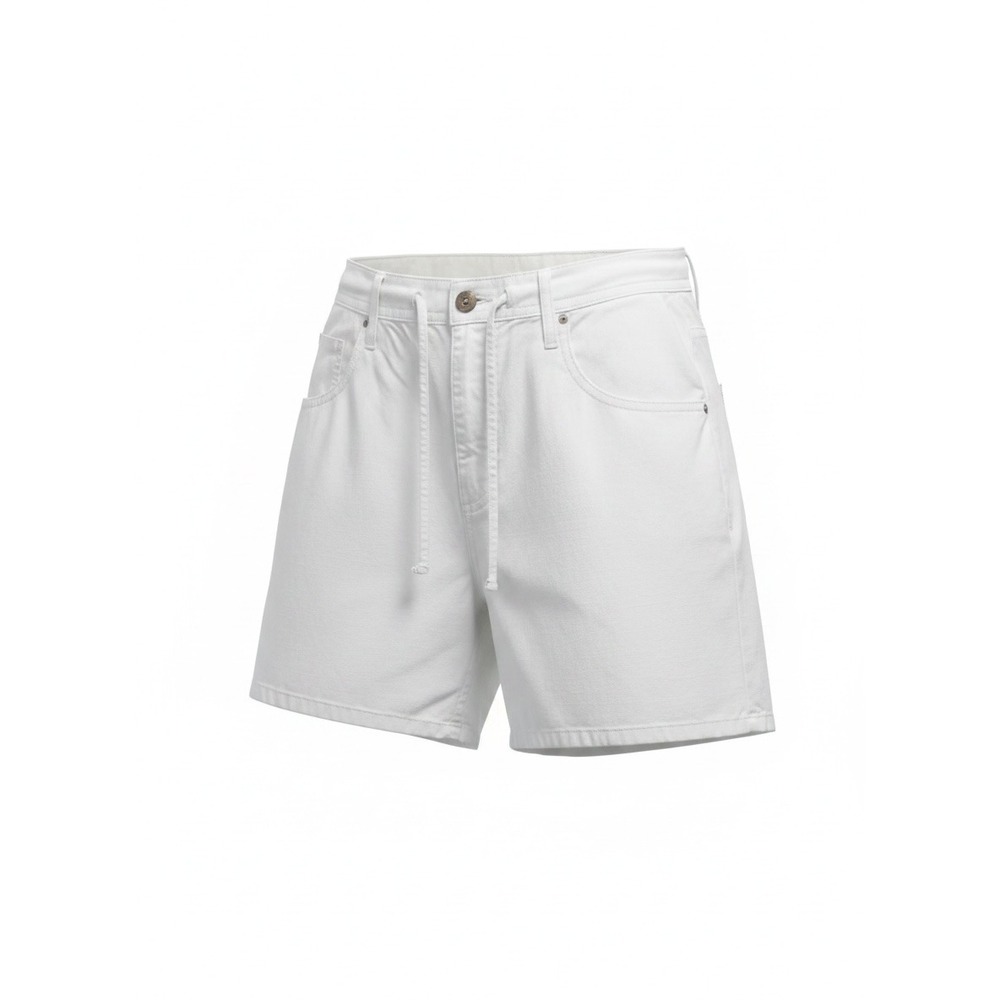 Vintage Duck Head High Rise Linen Shorts Women's Size 9 Soft White 1980's Y2K